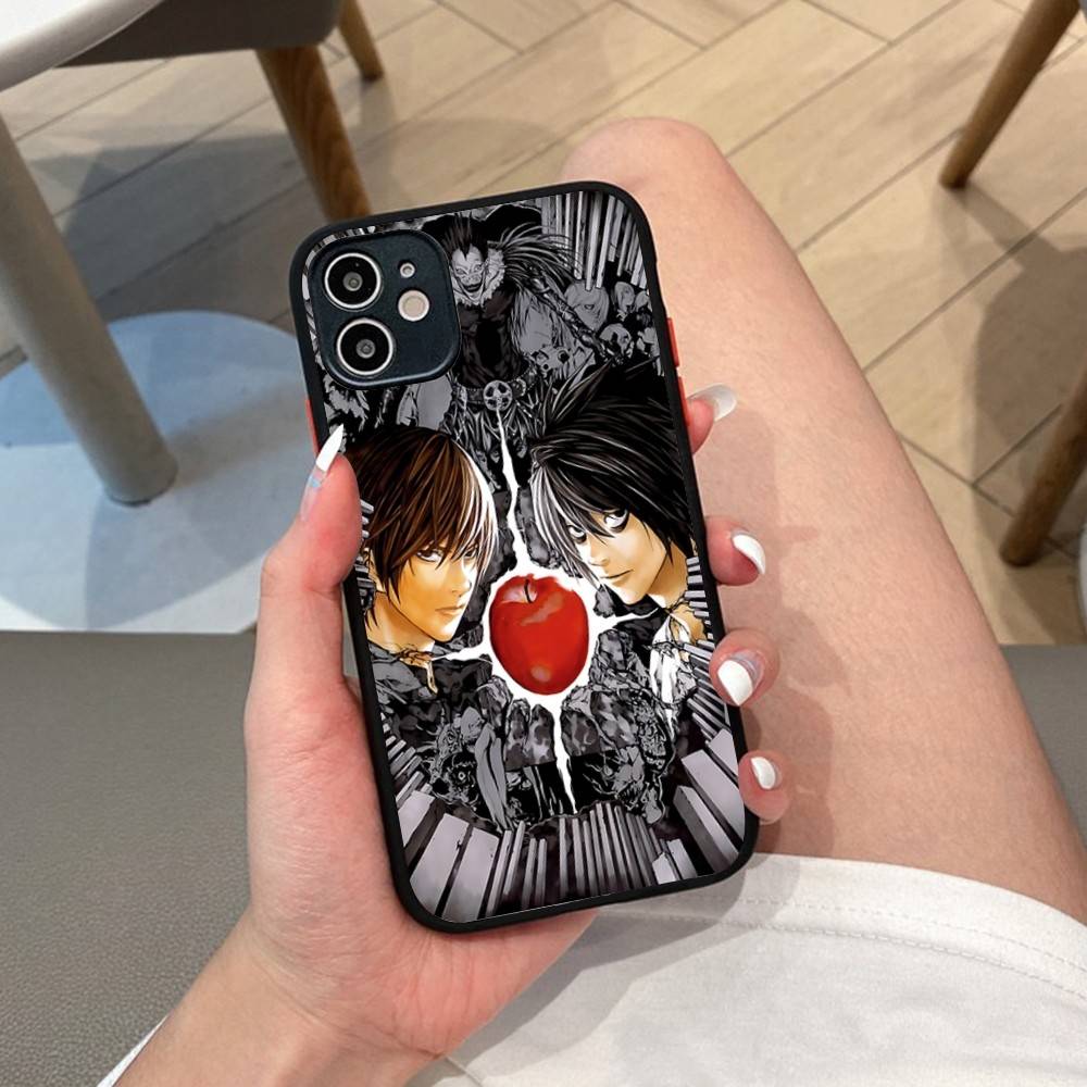 Anime Death Notes Phone Case For IPhone 16 15 14 X XR XS 7 8 Plus 11 12 13 Pro MAX 13mini Matte Shockproof Case