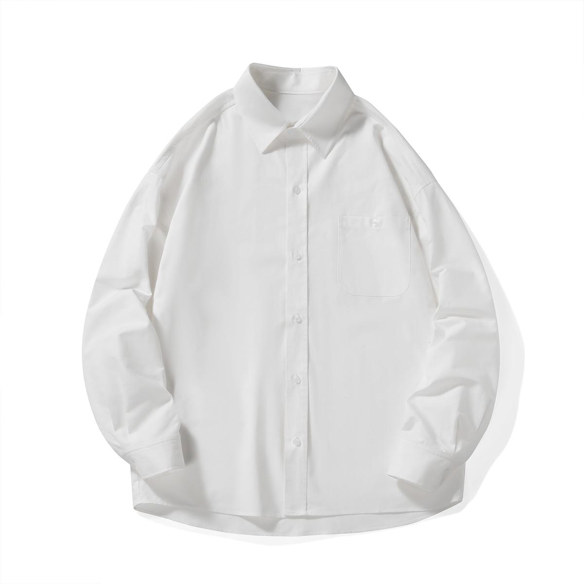 

2025 Весна Мужская Социальная Рубашка Мужские Тонкие Деловые Классические Рубашки Мужские Повседневные Официальные Рубашки Блузки Топы Мужская Брендовая Одежда 3XL белый