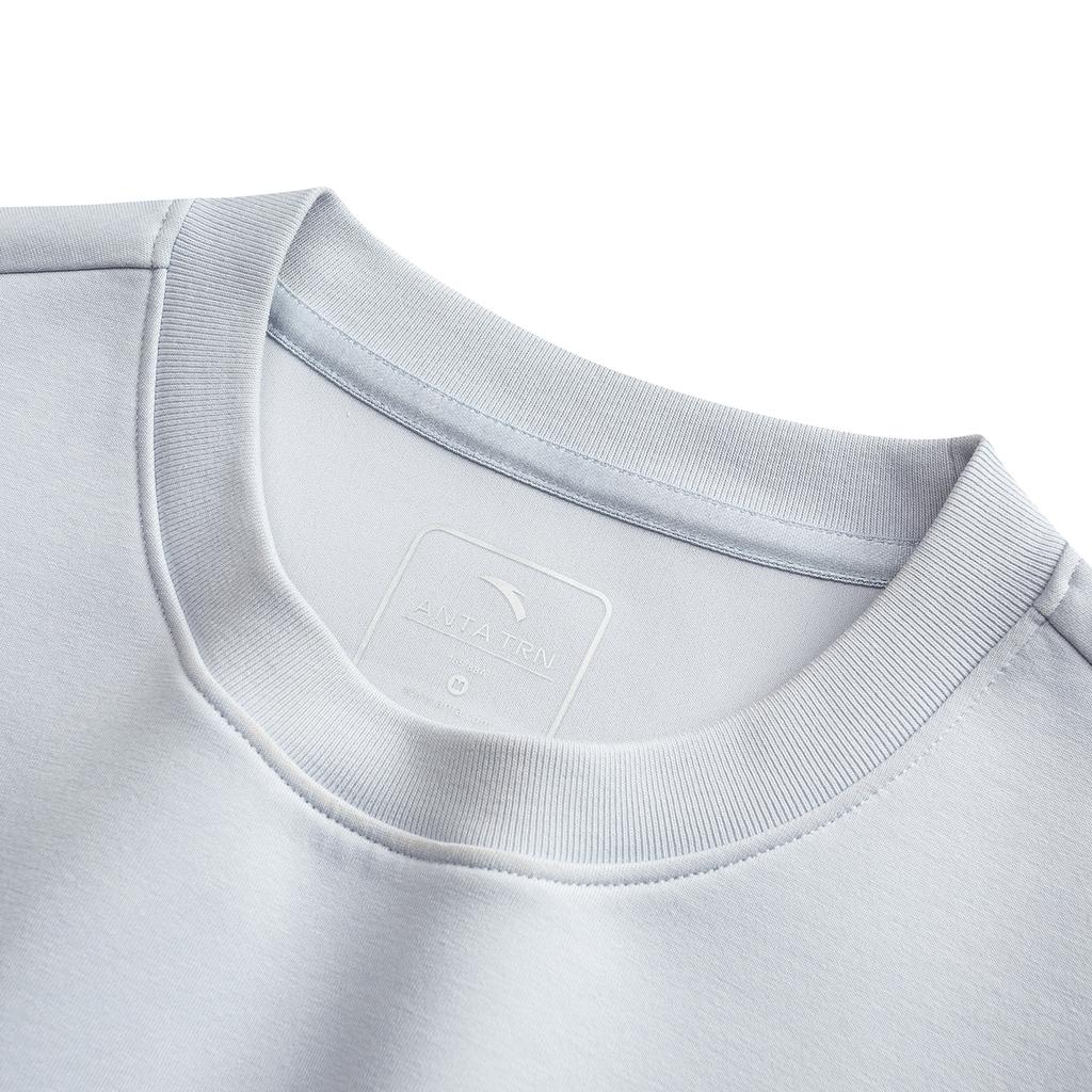 Anta Training Series Pullover Sweatshirt Spring 2026 Women tops Sunny-River-Gray 162617717S-1