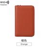 New anti-magnetic women's wallet first layer cowhide long zipper passbook bag large capacity leather passport wallet