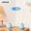 New Cartoon Neck-Hanging Fan, USB Rechargeable, Two-Speed Strong Wind, Portable Outdoor Sports Fan for Lazy People