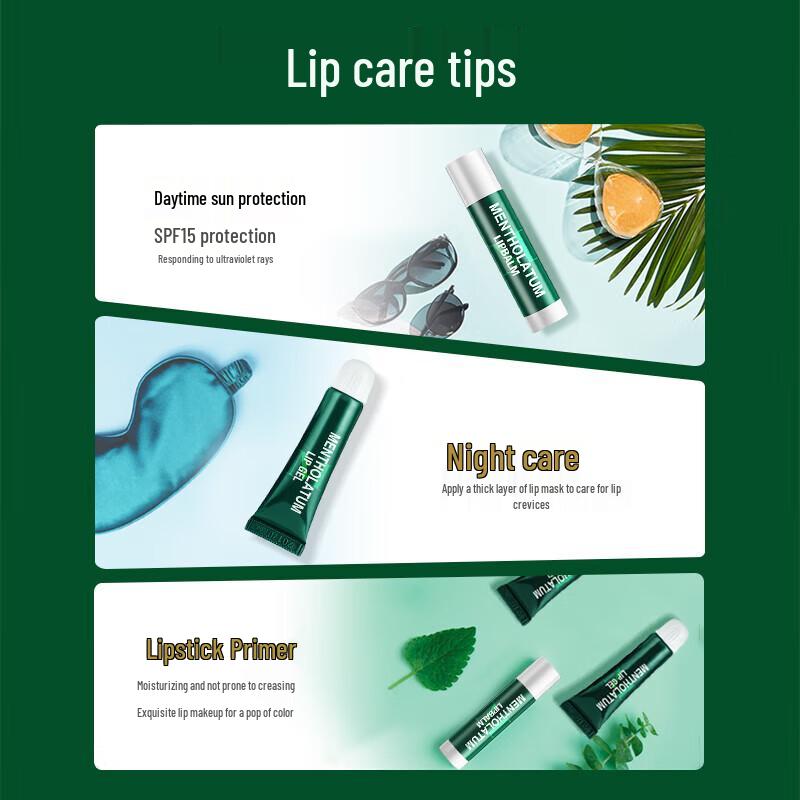 Mentholatum Mint Lip Balm & Lip Jelly Set