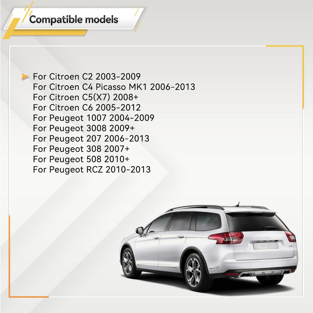 Car Rear Trunk Tailgate Handle Lock Switch 6490R3 6490.R3 for Citroen C2 C4 C5 C6 Peugeot 1007 207 308 508 3008 RCZ 9676028380