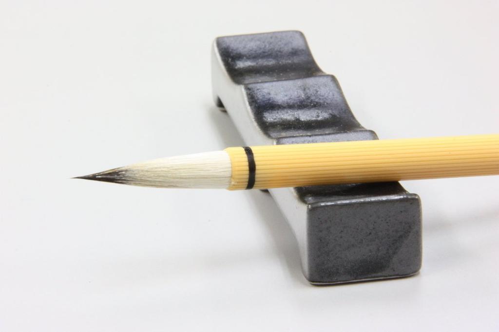 Kobaido Calligraphy Brushes for School Set of 2 and Thin 4 Use, (Thick Brushes) "Fuji No. - Spring"