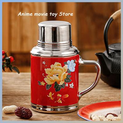 Traditionelle Chinesische Vintage Und Nostalgische Tasse Keramiktasse Ausgefallen Und Kreativ Hochzeitsgeschenk, Souvenir Wasserbecher Für Paare