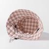 Korean Literary Plaid Double-sided Solid Color Fisherman Hat Versatile Casual Girls Sun Protection Caps