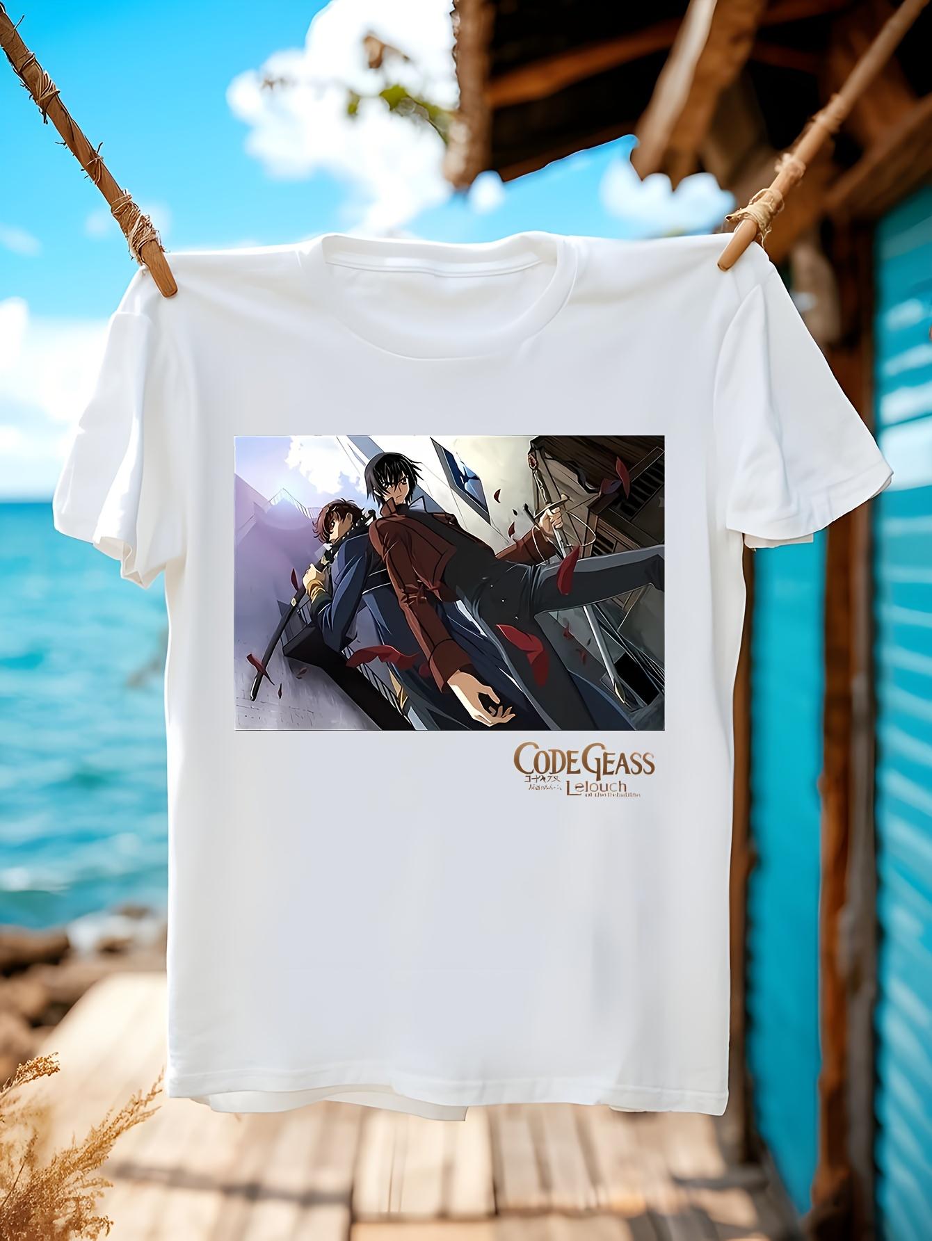 Code Geass Anime Graphic Tshirt Graphic Tshirt XL