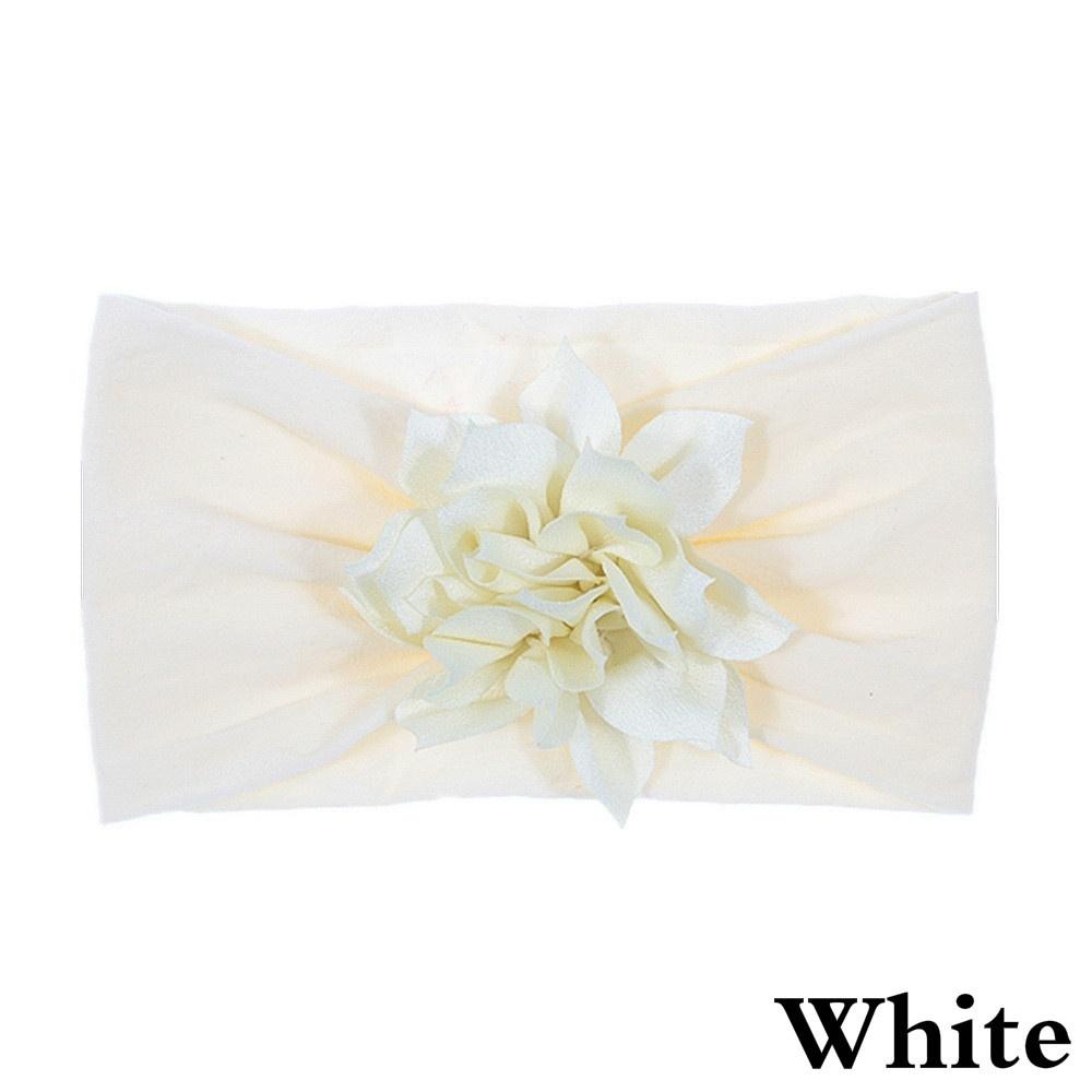 Lovely Baby Headband Turban Flower Newborn Baby Girl Elastic Hairband Hair Accessories