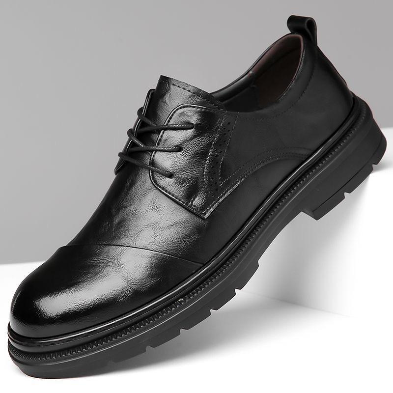 

Men s Shoes 2026 Summer New Men s Shoes Spring and Autumn British Style Business Dress Casual Leather Shoes 44