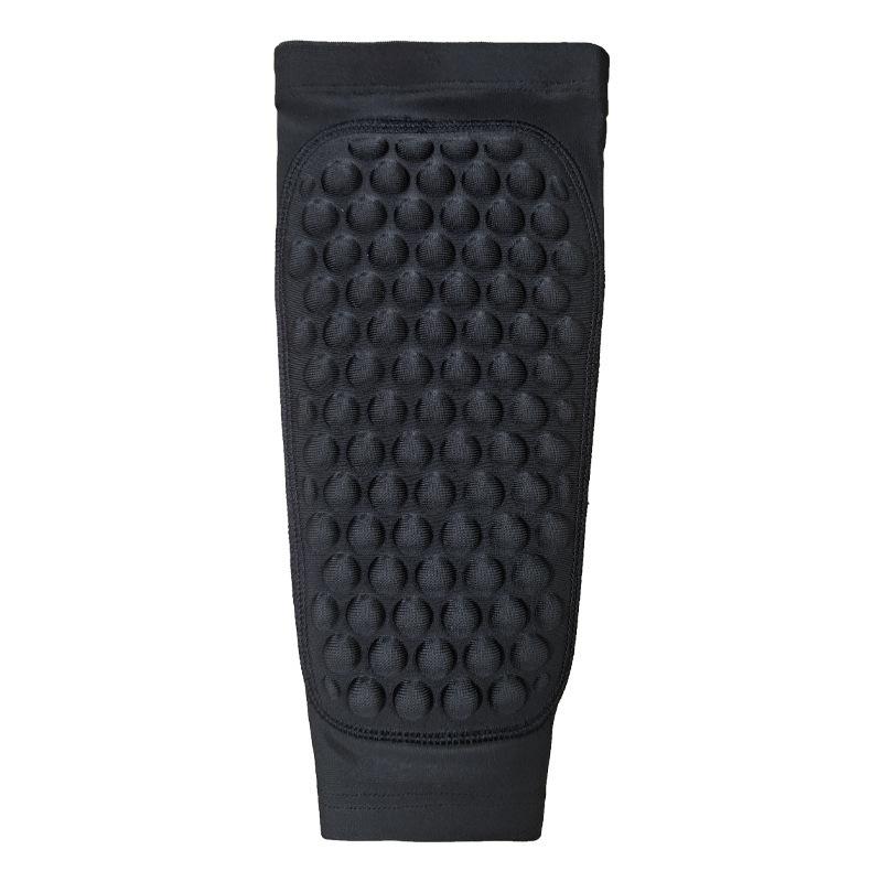 Custom Kids Calf Compression Shin Guards EVA Anti-Collision Non-Slip Silicone UPF50+ Sports Sleeve OEM Custom YS чёрный