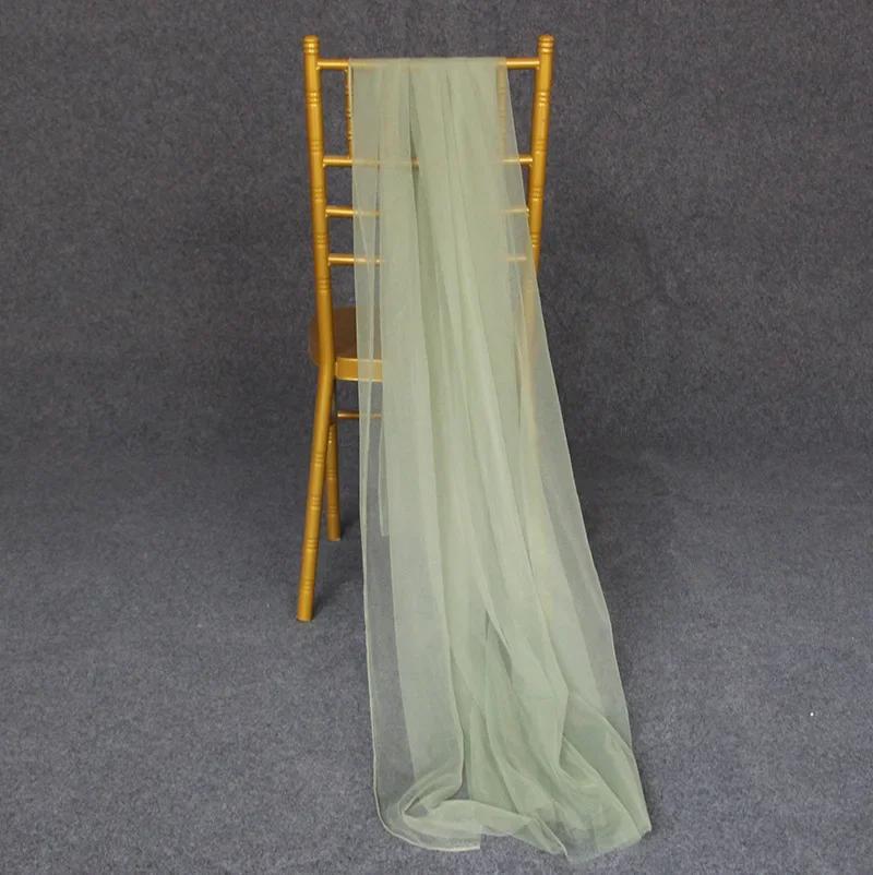 5/10M Wedding Arch Draping Tulle Fabric Wedding Arch Decoration Yarn Birthday Party Backdrop Baby Shower Supplies Ceiling Decor