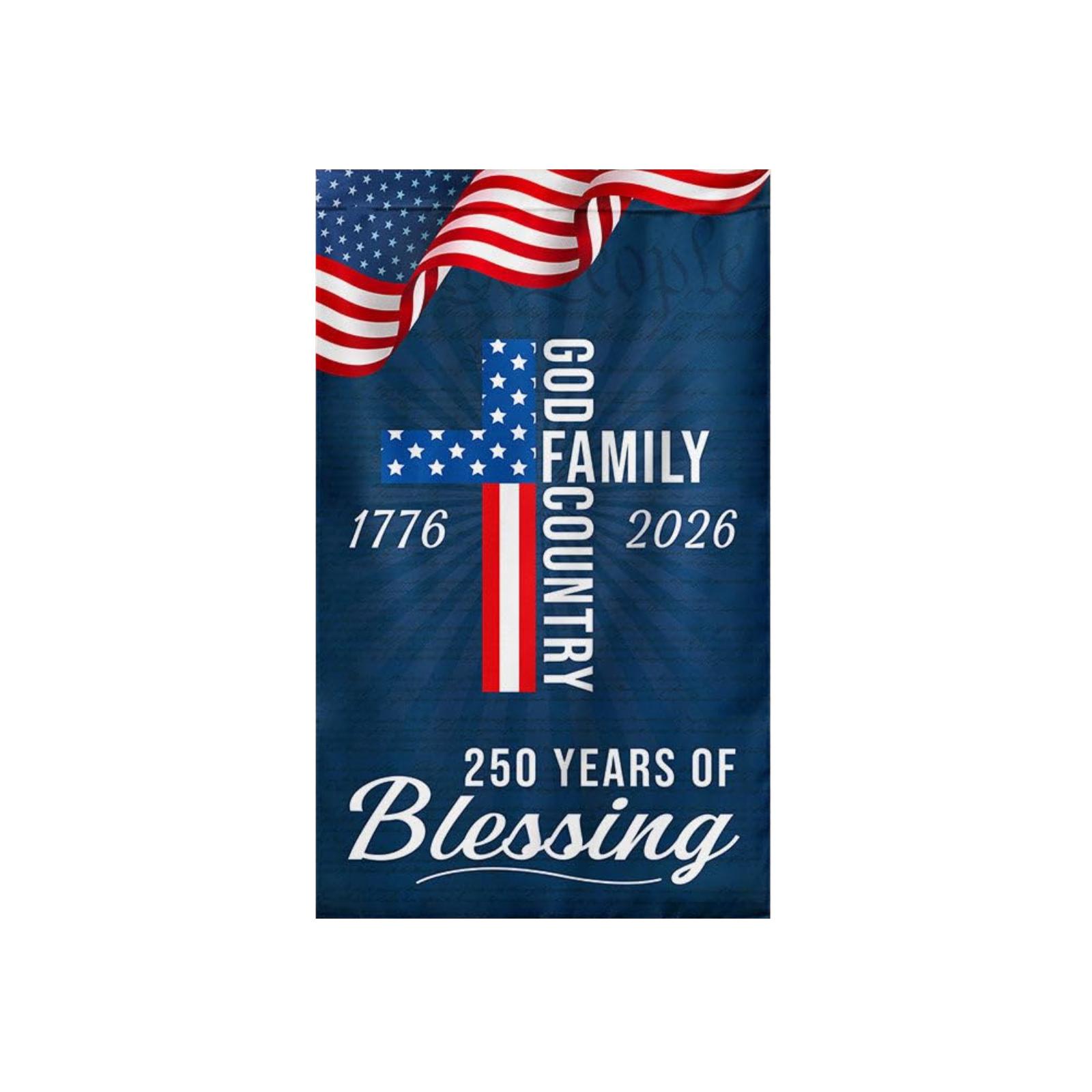

Anniversary Flag, Commemorative Significance, Garden Flag One Size