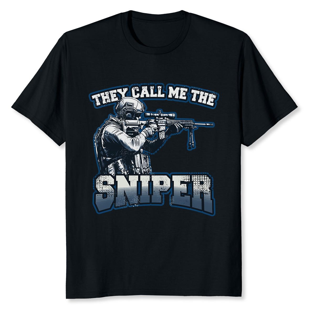 NEW LIMITED They Call Me The Sniper Vintage T-Shirt L