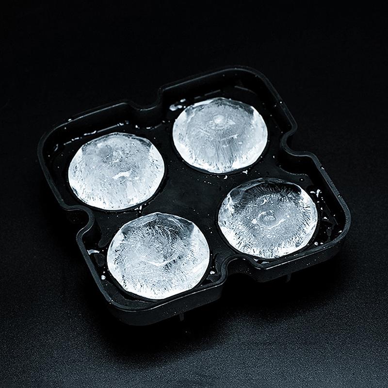 Large Ice Cube Trays Silicone Ice Cube Molds For Freezer With Lid Reusable Whiskey Ice Mold Ball Diamond Ice Mold