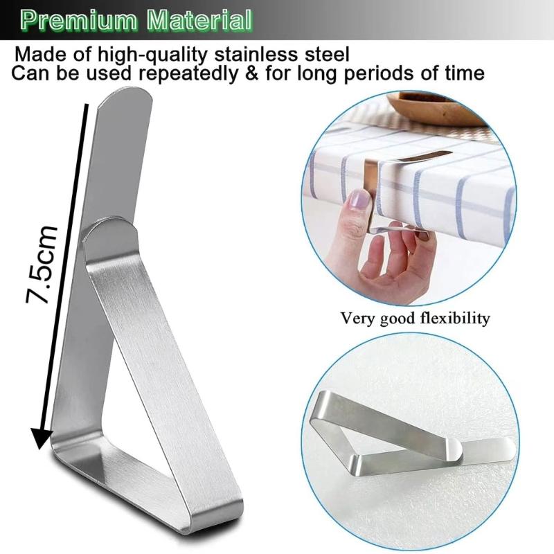 16/32 Stück Tischdeckenbefestiger Robuste Tischdeckenklemmen Multifunktionale Tischdeckenclips Langlebige Tischdeckenbefestiger