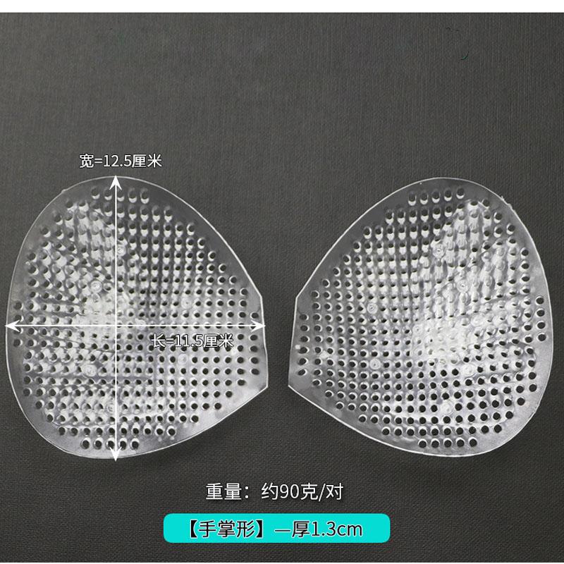 Honeycomb Silicone Bra Inserts, Breathable Thick Push Up Pads, Invisible Clear Sponge Pads for Yoga Swimsuit Lingerie