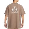 Nike Sportswear Comfortable Fashion Versatile Simple Solid Color Letter Short Sleeve T-Shirt Men Tops Mink-Brown IF0621214