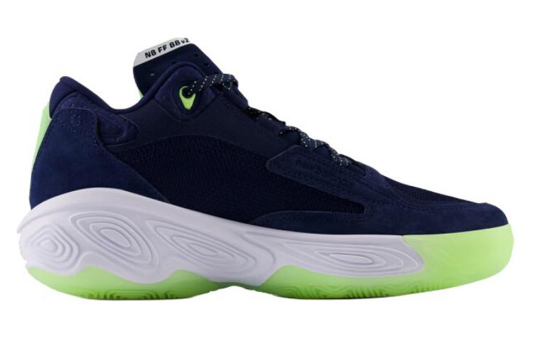 Fresh Foam Bb v2 New Balance 'Navy Bleached Lime Glow' BBFRSHC2