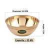 Brass Diya & Small Decorative Bowl (35 ML) for Puja – Elegant Home Decoration for Festivals & Rituals