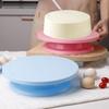 11-Inch Non-Slip Colored Plastic Cake Turntable for DIY Baking and Decorating