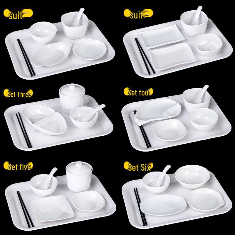 Huihuang 10-Piece Melamine Dinnerware Set