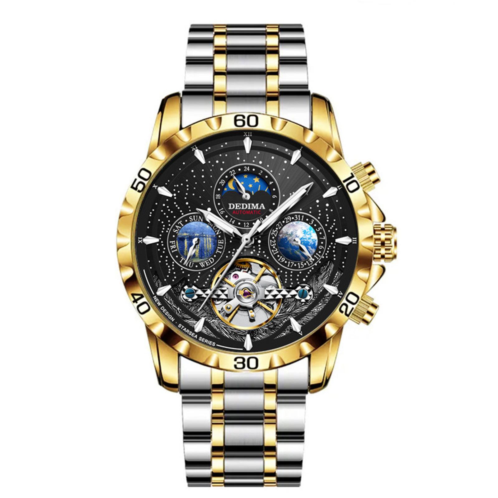 

Мужские водонепроницаемые светящиеся наручные часы-будильник для бега One Size