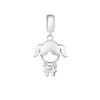 Cute Little Boy Little Girl Charm Beads Dangle Original Fit Copper Bracelet Necklace Beads For Diy Jewelry Women Gift