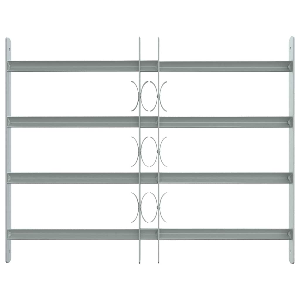 Adjustable Window Security Grille 500-650 Mm 4 Metal Bars