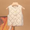Autumn and winter light children's down vest vest medium children's liner boys and girls wear gourd vest