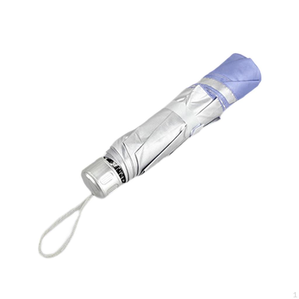 Reise-Regenschirm, faltbar, ultraleicht, regenfest, kompakt, für den Sommer