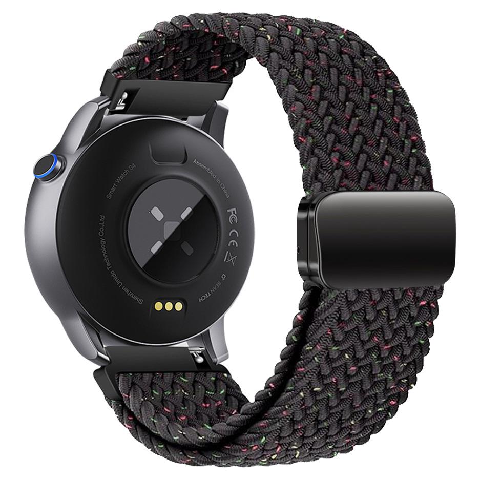 Universal Woven Nylon Magnetic Buckle Watch Band for Huawei/Samsung - 18mm, 20mm, 22mm