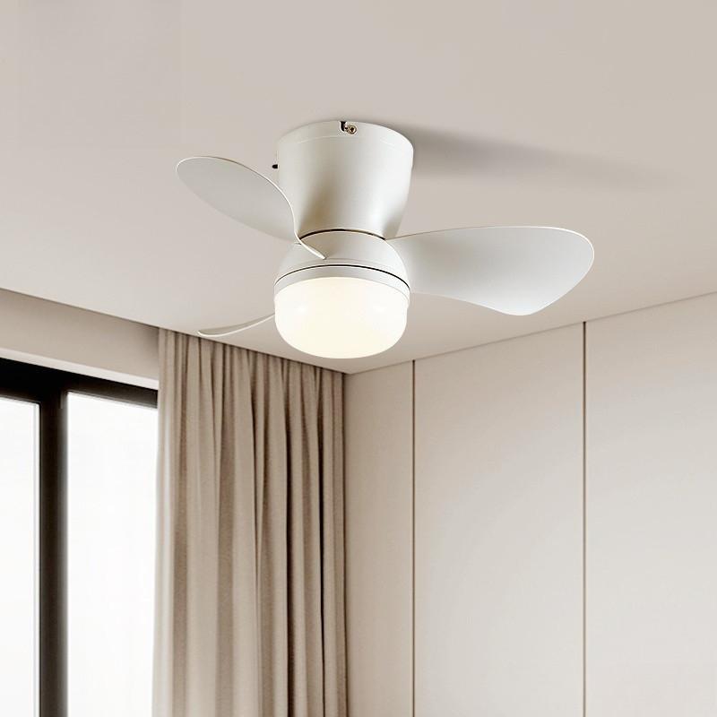24 Inches Six-speed Electric Ceiling Fan Light Nordic Dining Room Ceiling Fan Light Lamp Frequency Conversion Chandelier Fan