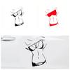 Retro Pin-up Girl Car Stickers  Waterproof Vinyl Decals for Auto Truck Motorcycle Vintage Style Decoration