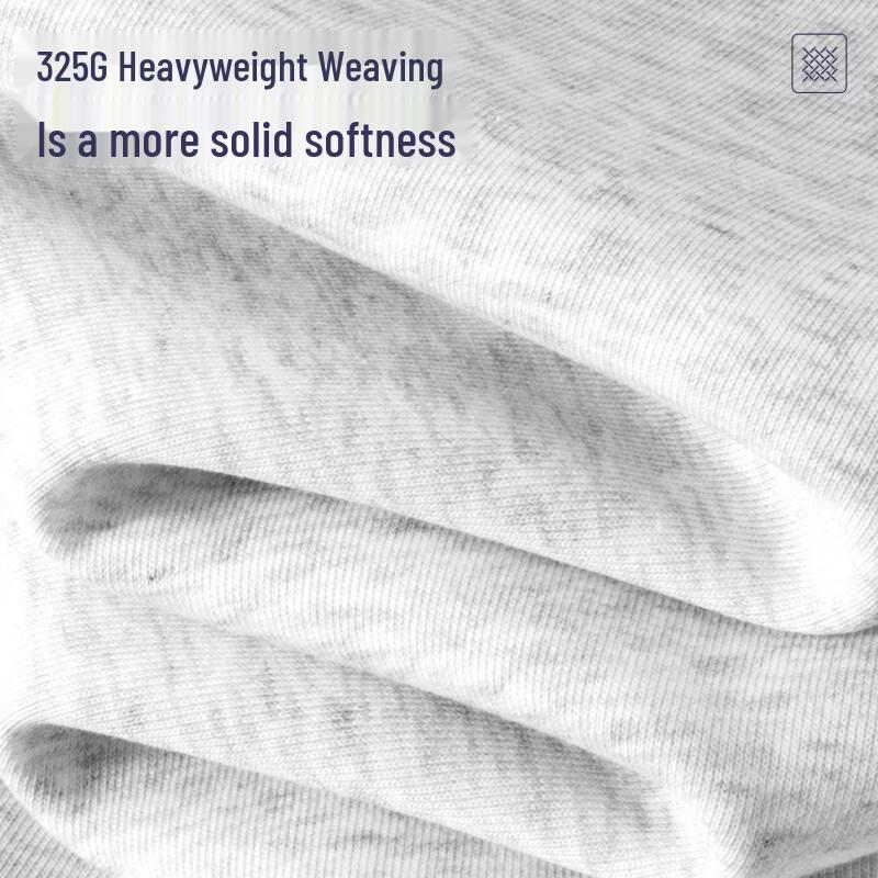 MINISO Men's Retro Loose Fit Round Neck Sweatshirt