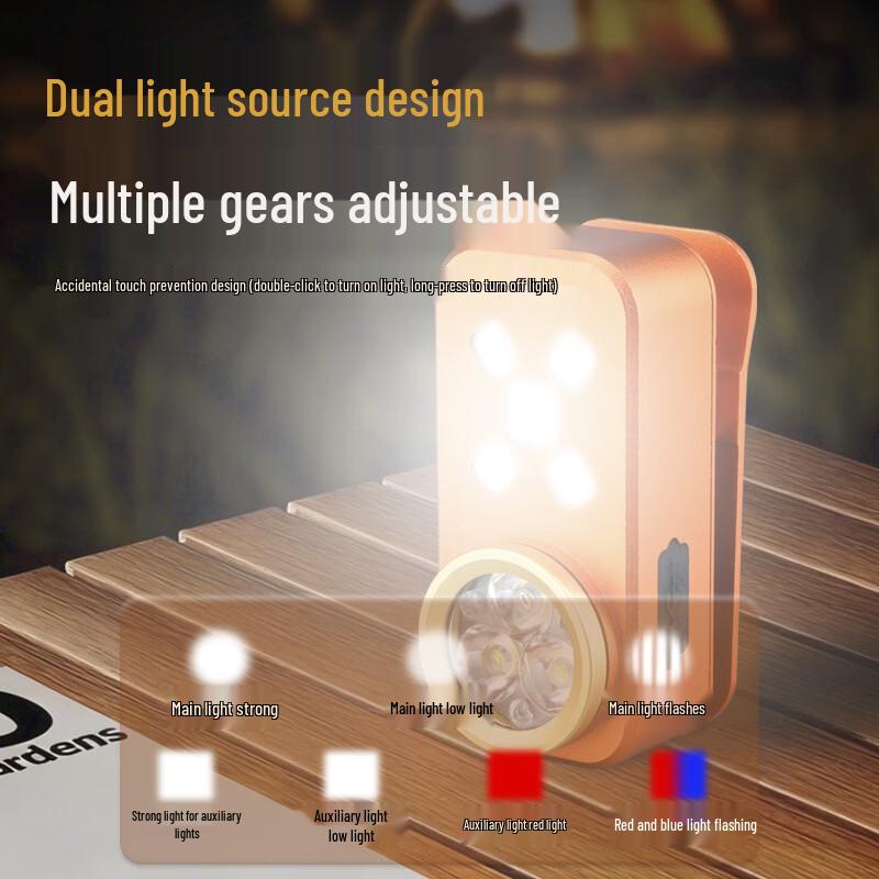 Li Shi H30 Mini Rechargeable LED Cap Clip Light