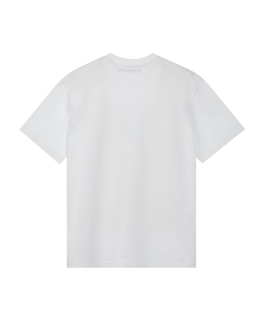 REST&RECREATION Oversized Wave Logo T-Shirt - White