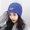 Winter Warm Women Knitted Cap Men Peak Wool Hat