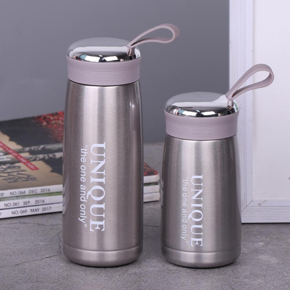 Electroplated Cover Silicone Handle Thermos Cup Home Pocket Version Portable Thermos Cup