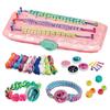 Friendship Bracelet Making Kit,Friendship Bracelet Maker Kit for Girls,DIY Braided Rope Kids Jewelry Making Kit,Bracelet DIY,Kids Travel Activity Set
