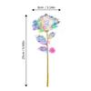 Fiore Rosa in Foglia d'Oro Fai da Te Regalo per San Valentino, Qixi, Festa della Mamma e Compleanni
