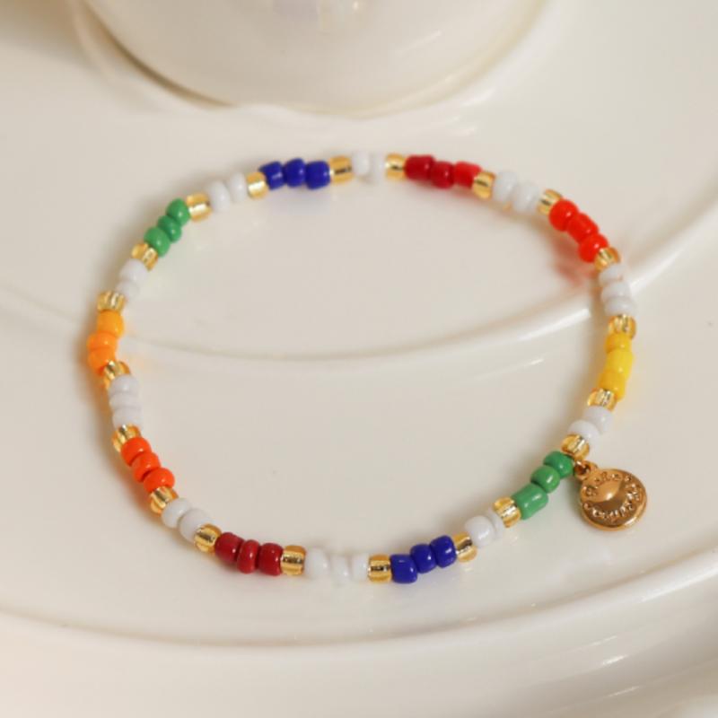 Rita Monica Rainbow Bead Bracelet