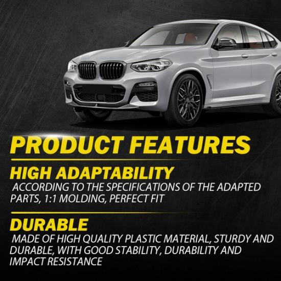 2x Interior Door Handle Panel Pull Cover Trim Set For 2018-24 BMW G01 G02 X3 X4