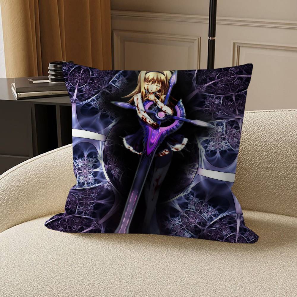 Anime G-Golden T-Time Ahornblatt Design Kissenbezug Fröhliche Herbsternte Dekor Feiertagsdekor Kissenbezug