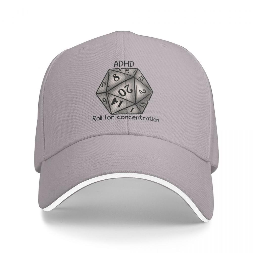 Baseball Caps ADHD&D Roll For Concentration Fans Gifts Casquette Men Women Casual Spring Caps