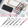 5pcs Adjustable Key Lanyard Short Braid Bottle Lanyard Necklace Wrist Strap U Disk Lanyard Phone Lanyard