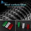 Real Hard Carbon Fiber Car Grille Decor For Abarth 595 695 2017 2018      LHD RHD Protection Accessories