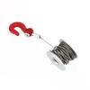 Steel Wire Rope RC Winch Spool Silver Red RC Crawler Winch  Simulation Climbing Car