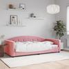 VidaXL Daybed Pink 100x200 Cm Velvet 354146