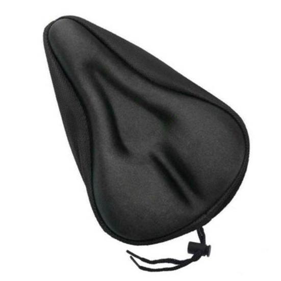 

Чехол на велосипедное седло Ультрамягкий Дышащий Утолщенный Силиконовый 3D Спортивное Велосипедное Сиденье Чехол от Дождя для MTB чёрный