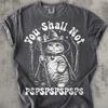 You Shall Not PSPSPSPS Funny Cat T Shirt, Cats Lover Gift, Gag Gifts, Unisex Cotton, Comfort Colors, Meme Shirts, Vintage Graphic Tee